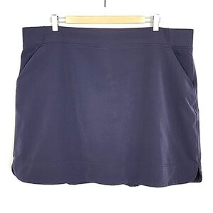 32 Degee  Cool Women's Navy Skort Lightweight Stretch Pockets Size XXL